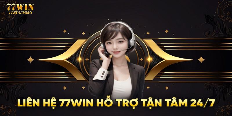 Liên hệ chúng tôi để được nhân viên 77win giải đáp thắc mắc